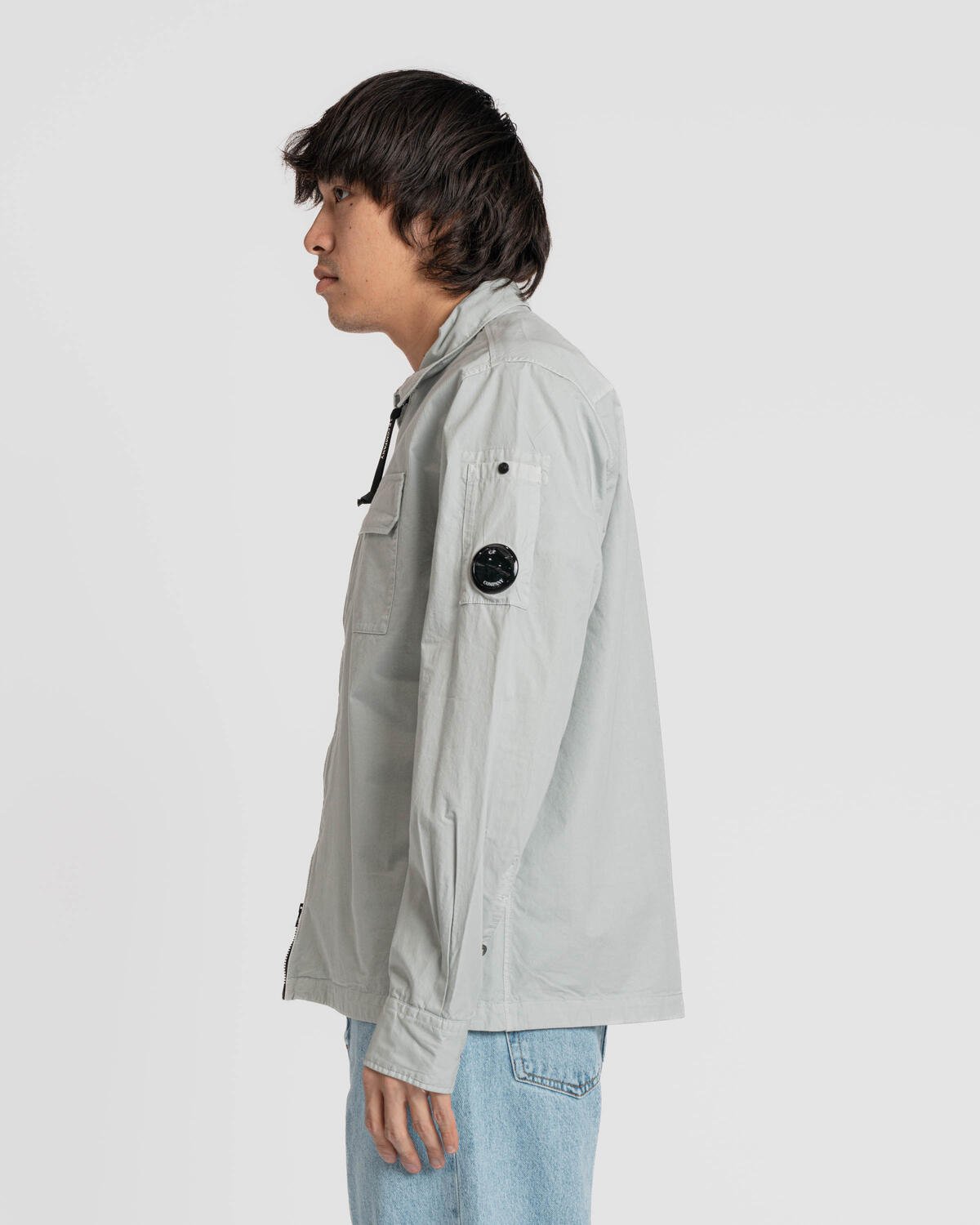 C.P. Company ORGANIC GABARDINE FULL ZIP OVERSHIRT C.P. Company ORGANIC GABARDINE FULL ZIP OVERSHIRT